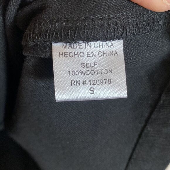 VICI- Tess Pocketed Paper Bag Waist Denim Skirt - Black -Size Small - Picture 9 of 10